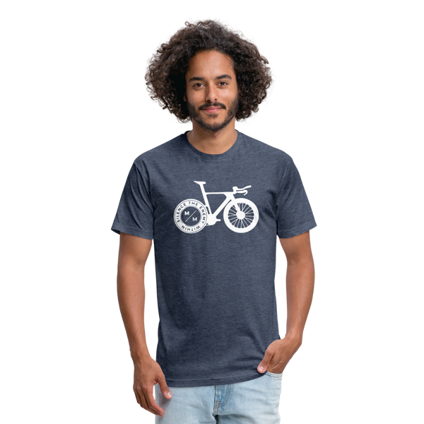 STEW TT Bike- Unisex T-Shirt - heather navy