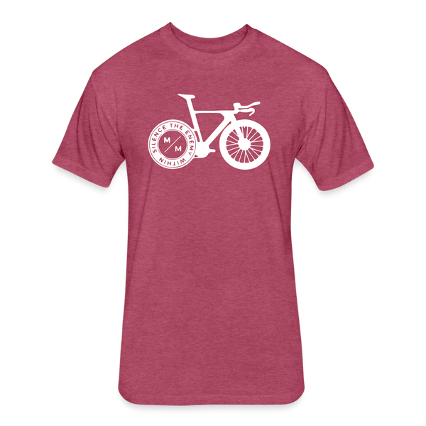 STEW TT Bike- Unisex T-Shirt - heather burgundy