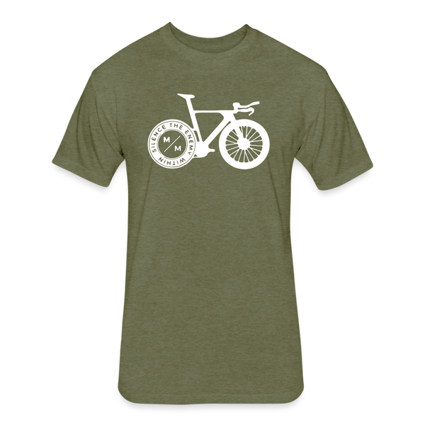 STEW TT Bike- Unisex T-Shirt - heather military green