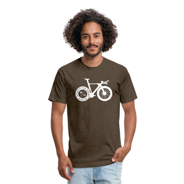 STEW TT Bike- Unisex T-Shirt - heather espresso