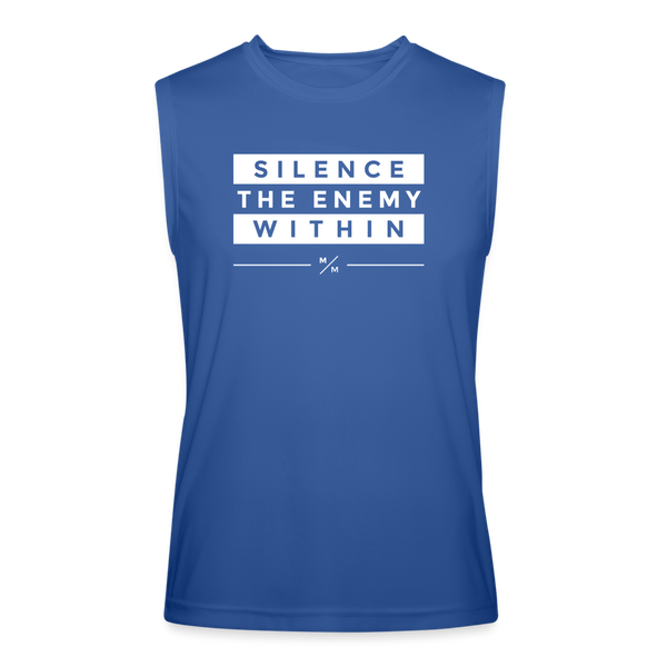 STEW- Men’s Performance Sleeveless Shirt - royal blue