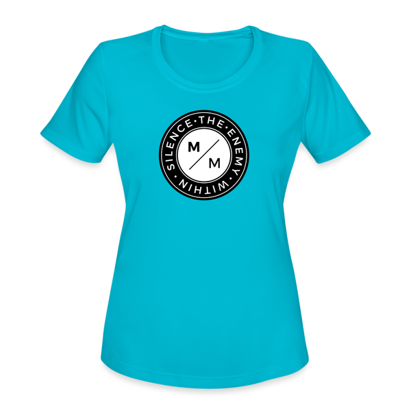 STEW- Women's Moisture Wicking Performance T-Shirt - turquoise