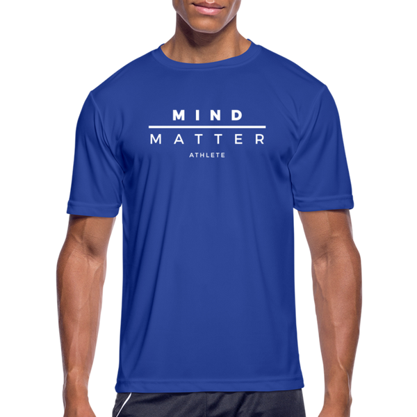 MM Athlete- Men’s Moisture Wicking Performance T-Shirt - royal blue