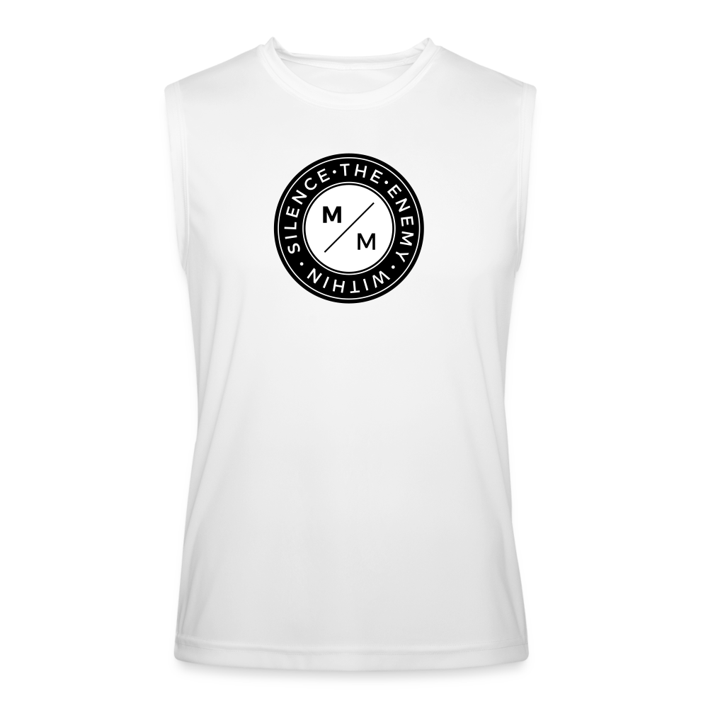 STEW- Men’s Performance Sleeveless Shirt - white