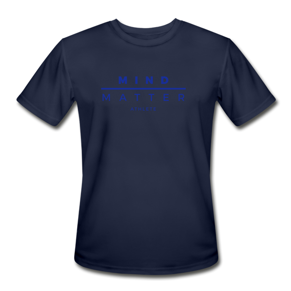 MM Athlete Blue- Men’s Moisture Wicking Performance T-Shirt - navy