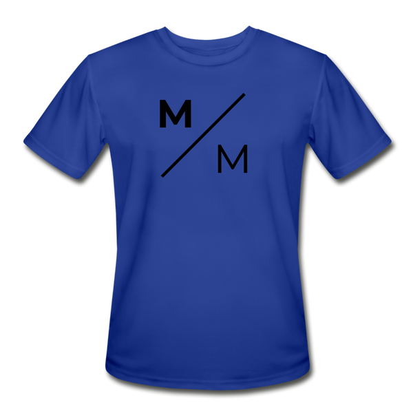 M/M- Men’s Moisture Wicking Performance T-Shirt - royal blue
