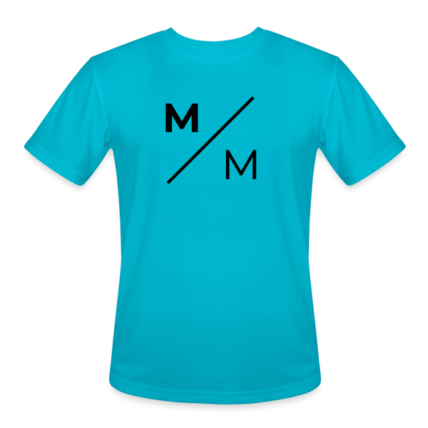 M/M- Men’s Moisture Wicking Performance T-Shirt - turquoise