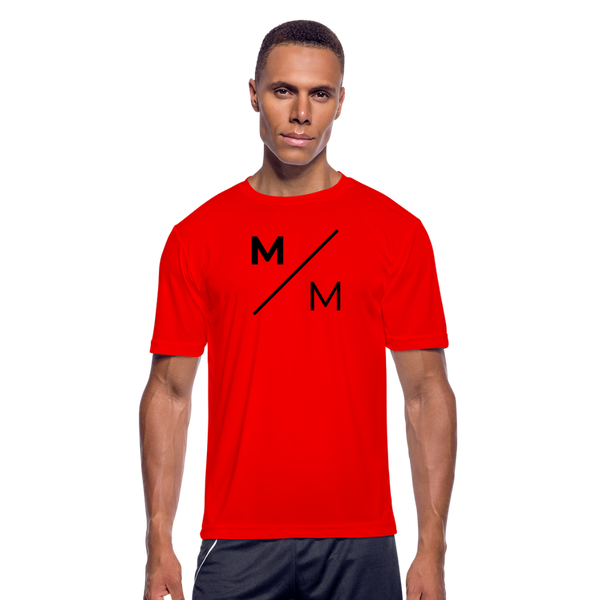M/M- Men’s Moisture Wicking Performance T-Shirt - red