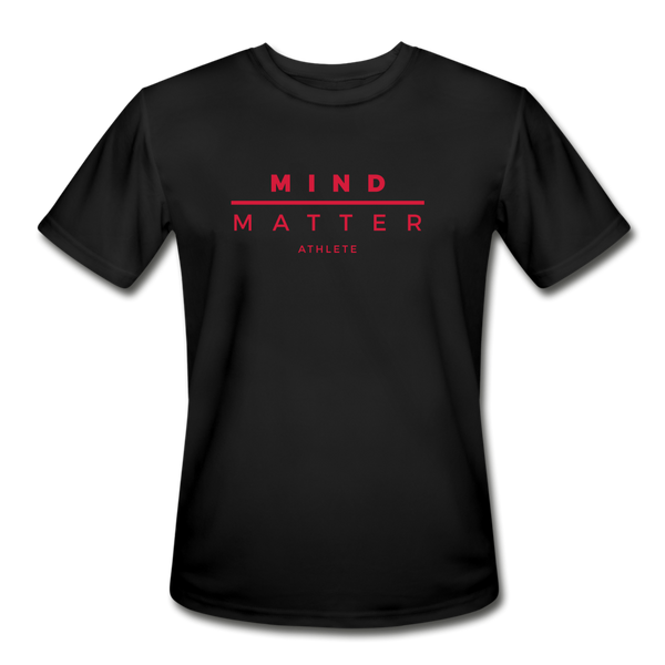 MM Athlete Red- Men’s Moisture Wicking Performance T-Shirt - black
