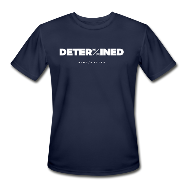 Determined- Men’s Moisture Wicking Performance T-Shirt - navy