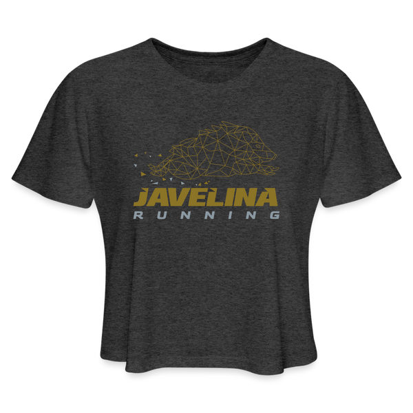 Javelina- Women's Cropped T-Shirt - deep heather