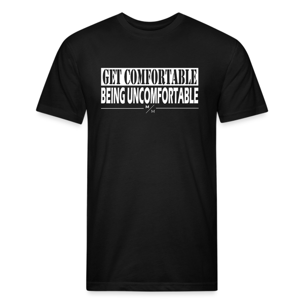 Uncomfortable- Unisex Fitted Cotton/Poly T-Shirt by Next Level - black
